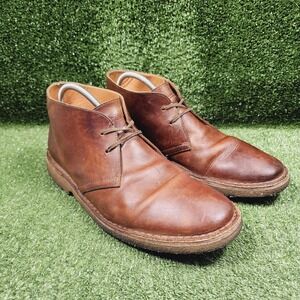 Astorflex Brownflex Dark Chestnut Brown Handmade Ankle Chukka Boots Mens US 13